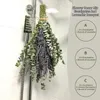 Decoratieve bloemen Geweldige eucalyptusbladeren met aangename geur Versier multifunctionele mix en lavendel gedroogde bloemenhanger