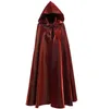 Cape de Cosplay d'halloween, Costume de fête, longue robe fantaisie de magicien pour adulte, vêtements de Cape médiévale Vinatge