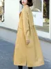 Trench-coat pour femme, manteau pour femme, coupe-vent ample, à la mode, Long tempérament, vêtements féminins, automne-hiver, 2023