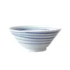 Ensembles de vaisselle 7 5 pouces Japon Ramen Bowl Vaisselle Plusieurs couleurs Boule Bols de nouilles instantanées pour ensemble de nourriture Cuisine Bar à manger Maison Jardin 230906