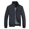 Giubbotti da uomo Autunno Casual Solido Moda Slim Bomber da uomo Cappotto Primavera Nero Arrivo Baseball 8XL Top 230905