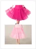 Skirts Traditional Knee-Length For Wedding Three Hoops Underskirts Western Party Crinoline Colorful Petticoats Size