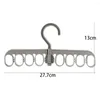 Hängare Anti-Slip Chuck Tork Rack serrated icke-halkad stor kapacitet hängande garvande hängare för strumpor torr och våt användning hopfällbar
