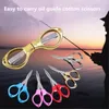 Lätt att bära Guide Oil Cotton Cutting Accessories Small Gyeglasses Scissors Shape of 8