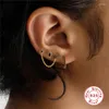 Boucles d'oreilles pendantes BOAKO 925 en argent Sterling 2023 boucle d'oreille tendance pour les femmes 5 pièces/ensemble croix coeur goutte Piercing Pendientes Mujer Kolczyki