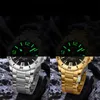 Relojes de pulsera NIBOSI Reloj de cuarzo de acero inoxidable para hombres Deportes Calendario luminoso impermeable Relojes para hombre Top Brand Luxury Relogio Masculino 230905