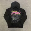 Örümcek Web Baskı Hoodies Erkek Kadınlar Hop Sıradan Uzun Kollu Gevşek Sweatshirtler 2023 Sonbahar Kış Gotik Punk Sakiller