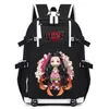 Backpacks Demon Slayer Anime USB Backpack Bookbag Students School Bag Teenage Kids Casual Travel Bagpack Laptop Computer Bags 230905