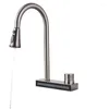 Kitchen Faucets Faucet Waterfall Sink Cold Water Tap Single Hole Stainless Steel Accessories