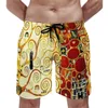 Męskie szorty Klimt Art Gym Summer Water Wężec II Casual Beach Men Sports Szybkie suszenie