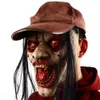 Party Masks Halloween Mask Latex Headgear Bloody Smiley Face Killer Mask Scary Full Head Masquerade Horror Ghost Devil Cosplay Mask for Men 230905