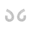Orecchini pendenti S925 Ago in argento Super Flash Abito da banchetto artigianale con menisco dal design leggero e di lusso per le donne