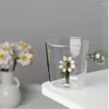 Wine Glasses Glass Three-dimensional Pattern Cup Bubble Handle Holiday Gift Good-looking Can Be Heated Milk Drinking S