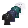 Fietsshirts Tops IN VOORRAAD NAVY Pro Team Zomer Wielrenshirt met korte mouwen Sneldrogend MTB Racefiets Tops Mouwen met Italiaanse siliconen Antislip 230906