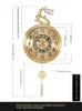 Wandklokken Chinese stijl messing klok thuis woonkamer decoratieve creatieve gateway stil horloge hangend