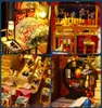 Accessoires voor poppenhuizen Diy houten poppenhuis miniatuur bouwpakket Poppenhuizen met meubilair Japans Casa poppenhuis handgemaakt speelgoed voor meisjes geschenken 230905
