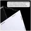 Bolsas de jóias vitrine bancada caixa acrílica transparente organizador suporte decoração para casa para brinquedo colecionáveis modelo carros branco