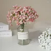 Decorative Flowers Artificial Flower Bouquet Simulation Gypsophila Wedding Bridal Hand Home Fake Arrangement Decorations Props