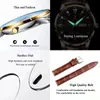 Armbandsur Poedagar Mens Watches Top Brand Luxury Fashion High Quality Leather Quartz Watch Waterproof Luminous Week Date Man Wristwatch 230905