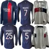SS-4XL 2023 2024 Maillot Paris MBAPPE Soccer Jerseys 23 24 football shirts men HAKIMI L PAREDES MARQUINHOS VERRATTI jersey Long sleeve
