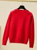 Kvinnors tröjor Autumn Winter V-ringning stickad tröja Pullovers Women 2023 Korean Fashion ColorBlock Pullover Loose Knit Jumper Knitwear