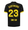 HALLER Fußballtrikots 22 23 24 Fußballtrikot REUS REYNA DORTMUND NEONGELB BELLINGHAM HUMMELS BRANDT WITSEL Männer Kinder Kit Maillot de Foot 2023 2024 Ganz schwarz Spezial