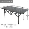 Camp Furniture Small Side Computer Desks Balcony Beach Coffee Picnic Table Desk Foldable Pliantes Camping Accsesories SGQ30XP