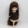 Dolls Es DBS Blyth Doll 1 6 Bjd Disesuaikan Wajah met Rambut Coklat Telanjang Sendi Tubuh voor Gadis Hadiah Mainan BL0521 230905