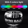 Power Wrists Autostart Gyro Power Wrist Ball LED Gyroscopic Powerball Arm Hand Muscle Force Trainer Fitness Equipment with Colorful Light 230906