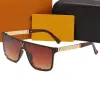 Occhiali da sole Classic Attitude per uomo Donna Cornice quadrata V Occhiali da sole firmati Protezione UV400 unisex Montature per occhiali placcati oro Lunette per occhiali Vieni con