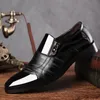 Sukiej buty włoskie czarne formalne mokasyny męskie patent ślub skórzany Oxford na mężczyzn 230905