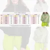 Kvinnors hoodies långärmad solid streetwear dragkedja krage kvinnor tröjor överdimensionerade med elastiska hem toppar stickad kort pullover ropa mujer