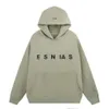 Tasarımcı Erkek Hoodie Essclothing Klasik Mektup Pamuk Uzun Kollu Top Sıradan Hip Hop Sokak Giyim Çoklu Stiller 2023 Sonbahar Kış Retro Polar Hoodies Erkek Tops