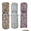 Storage Bottles Jars 10Ml Per Bottle Wear-Resistant Portable Shiny Exquisite Luxurious Birthday Gift Plastic Embed Rhinestone Spray Fo Dhs8Y