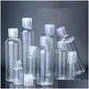 梱包ボトル卸売5ml 10ml 20ml 30ml 50ml 60ml 80ml 100ml 120mlプラスチックペット透明な空のボトルトラベルローションリキッドdi otykr