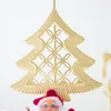 Candelabros Decoración navideña Titular de luz de té Adorno reutilizable para la mesa del hogar del partido