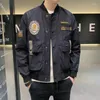 Herrenjacken Bomberjacke Männer Slim Vintage Hip Hop Stil Multi Pocket Streetwear Männlicher Mantel Frühling Herbst Koreanische Mode Baseball