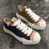 High Street MMY Zapatos Diseñador Entrenador Zapatos de lona con fondo grueso Mihara Hombres Zapatillas de deporte con cordones Yasuhiro Zapatos casuales para hombres Botas de mujer con caja