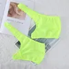 Sous-vêtements sexy hommes culottes sans entrejambe coton mélange boxer shorts gay sangle croisée boxeurs brève lingerie élastique coq exposé