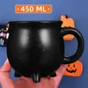 マグカップ魔女コールドロンマグハロウィーンコーヒーカップ魔女ボイラーセラミックマグカップ飲酒マグウィッチーズパーティーウィッチのための醸造コールドロンマグ