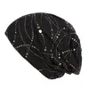 Bonnet Crâne Casquettes Bonnets D'été Pour Femmes Coton Stretch Turban Chapeau Mince Dentelle Respirant Casquette Croix Bonnet Chemo L04061305N