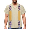Men's Casual Shirts Mens Vintage Samoa Hawaii Tribal Fashion Ribbon Printing Designer For Men Beautiful Polynesia Design Latest Shirt