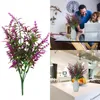 Dekorative Blumen, 12 Stück, Simulation Setaria, Lavendelstrauß, Hochzeitsblume, Gras, Wohnzimmer, Zuhause, Büro, Gänseblümchen, künstlich