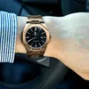 Wristwatches SAPPHERO Mens Watch Octagon Design 100M Waterproof Luxury Quartz Rose Gold Wristwatch for Men Business Date Luminous Clock 230905