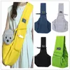 Portabebés acolchado para perros Papoose Sling para mascotas con bolsillo Portabebés para perros y gatos pequeños Bolso de hombro ajustable para mascotas pequeñas con manos libres para viajar al aire libre 8 colores