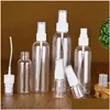 Packing Bottles Wholesale 10Ml 20Ml 30Ml 50Ml 60Ml 80Ml 100Ml Travel Transparent Per Empty Spray Refillable Bottle Reusable Plastic Otq0V