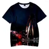 T-shirt da uomo Stampa 3D Siren Head Anime T-shirt per bambini Ragazzo/Ragazza Camicia a maniche corte estiva Casual Cool Tops Abbigliamento da gioco