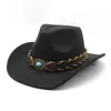 Chapeau Fedora de Cowboy Jazz pour femmes et hommes, casquette d'automne et d'hiver, cadeau de fête de noël, nouvelle collection 2023