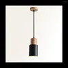 Hanglampen Kleine Kroonluchter Cilindrische Macaron Schaduw Nordic Plafondlamp Wit (Zonder Lamp)