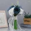 Flores decorativas arranjo floral elegantes buquês de simulação de noiva romance suprimentos de casamento ótimo para propostas aniversários feriado